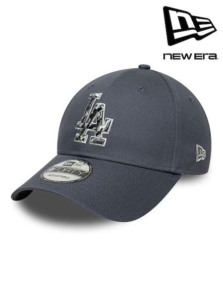 Gri - Regular New Era Team Outline 9forty La Dodgers Cap