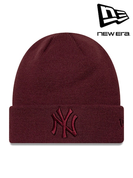 Rot - Regular New Era League Essential Beanie New York Yankees Cap