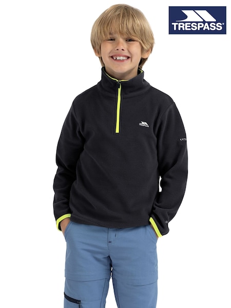 Μαύρο - Trespass Etto Kids Micro Fleece
