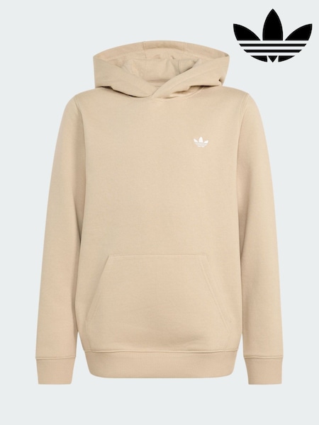 Neutral - Adidas Originals Regular Fleece Hoodie