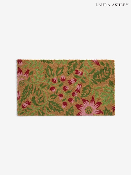 Laura Ashley Astley Floral Printed Coir Doormat