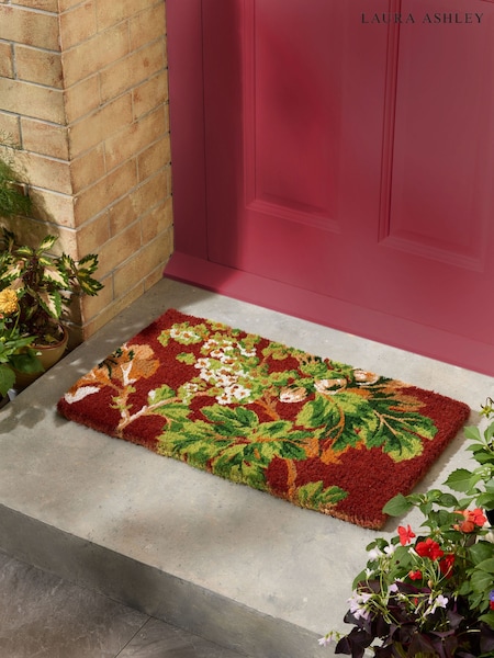 Laura Ashley Tufted Bramble Printed Coir Doormat