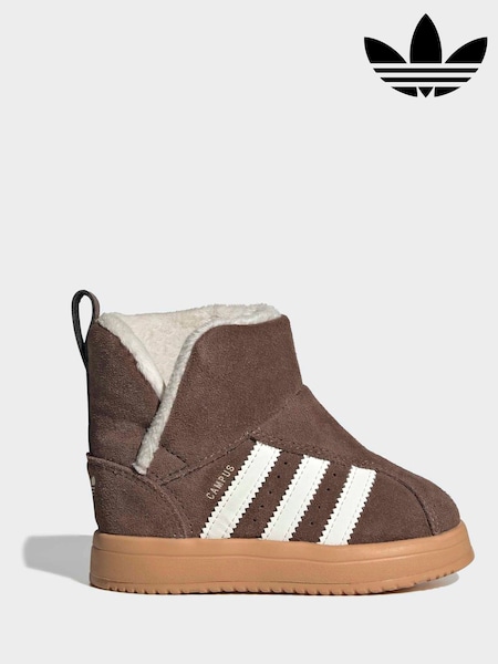 Brown - Adidas Originals Campus 00s Winter Mid Trainers