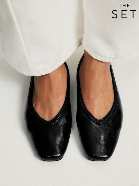 Itim - The Set Square Toe Ballet Flats