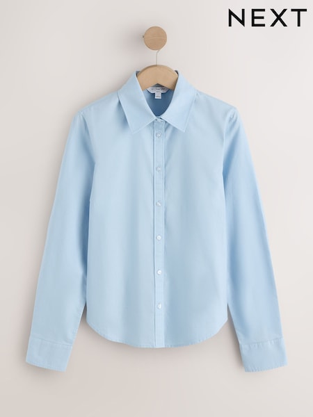Blue - Slim Fit Oxford Shirt