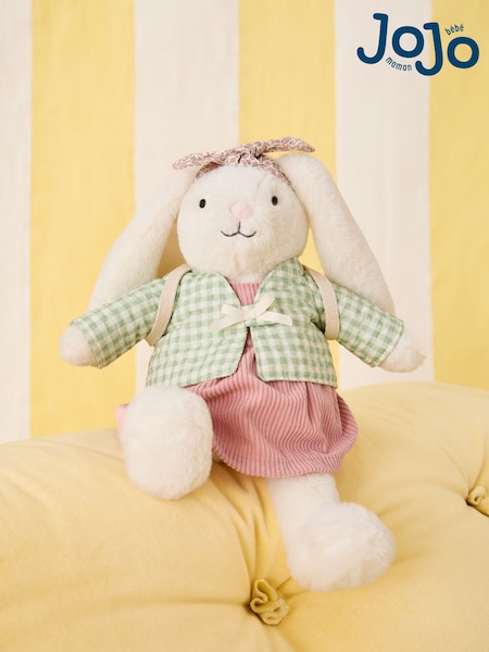 Jojo Maman Bébé Plush Bunny With Soft Toy