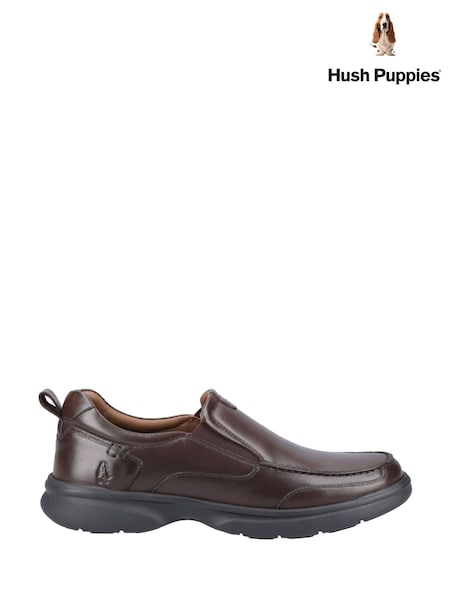 بني - Regular Hush Puppies Harold Slip On Shoes