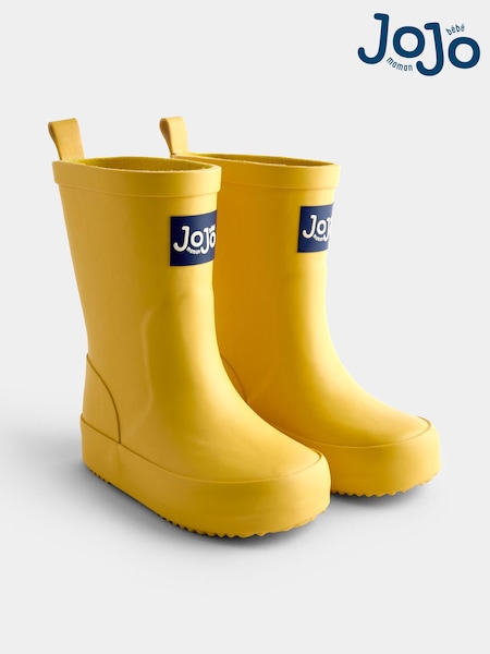 Bright Yellow - Jojo Maman Bébé Plain Wellies