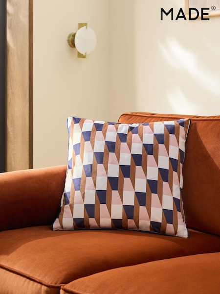 Made.com Velvet Tulia Cushion