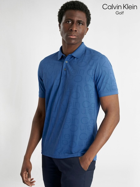 Blau - Regular Calvin Klein Golf Avondale Polo Shirt