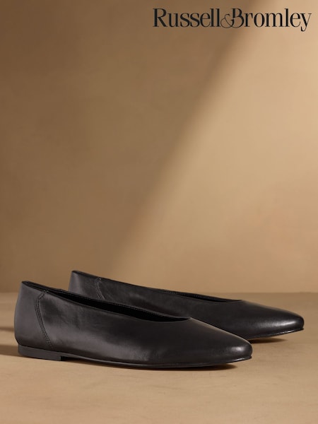 Black - Russell & Bromley Norbury Ballet Flats