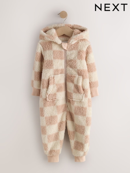 Neutral Check - Fleece All-in-one (9mths-10yrs)