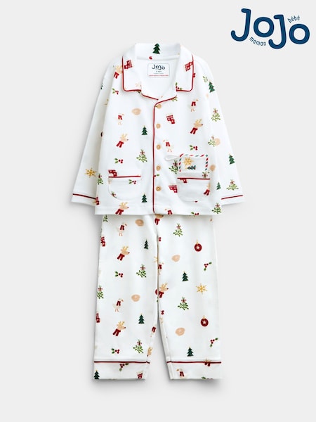 White Christmas - Jojo Maman Bébé Letter To Santa Pyjamas