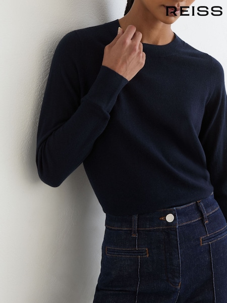 Jūras spēki - Reiss Sadie Merino Wool Crew-neck Jumper
