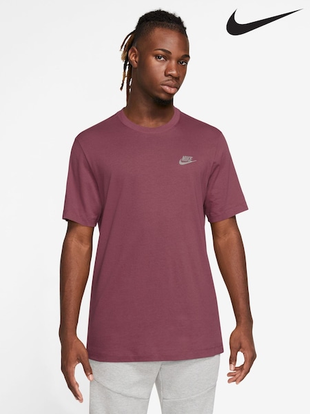 Rosa rök - Regular Nike Short Sleeve Club T-shirt
