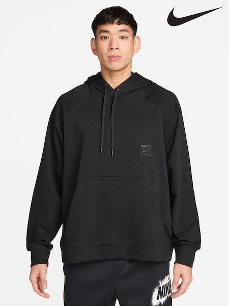 Black - Regular Nike Oversized Dri-fit Fleece Training Hoodie