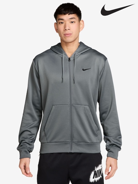 Smokey Blue - Regular Nike Therma-fit Flex Fleece Full-zip Training Hoodie