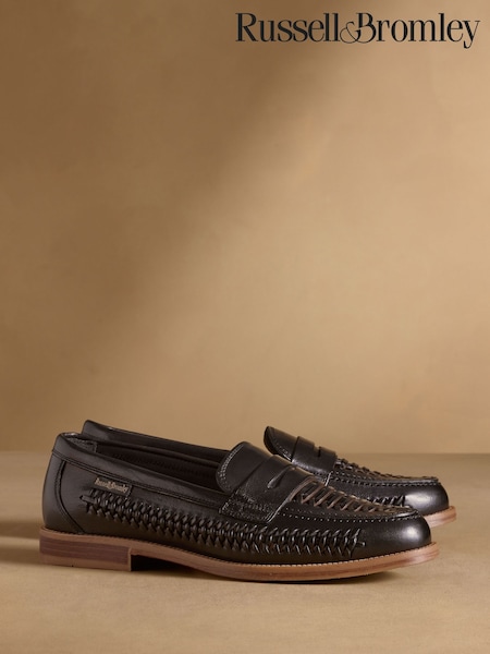 Black - Russell & Bromley Larton Loafers