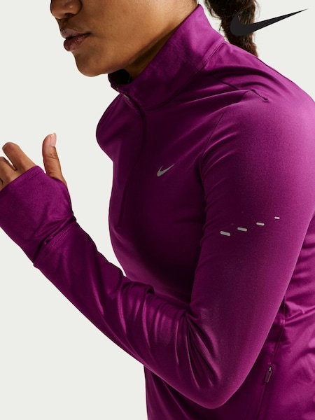 True Berry - Nike Swift Dri-fit Uv 1/4-zip Sweatshirt