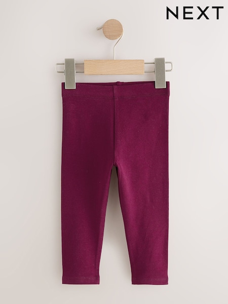 Burgundy Red - Leggings (3mths-7yrs)