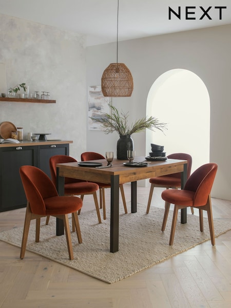 Bronx Storage Drawer 6 Seater Dining Table