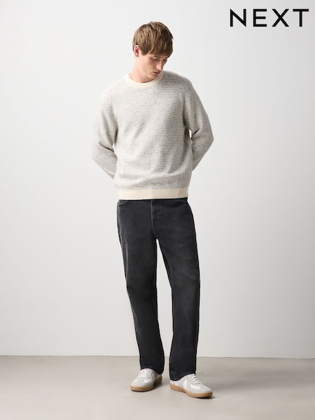 Black - Straight Fit Vintage Jeans