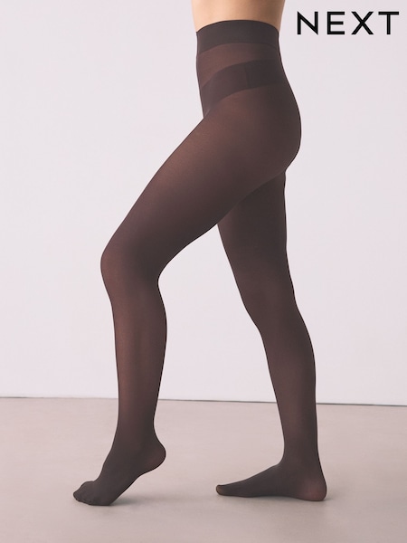 Schokoladenbraun - 3d 40 Denier Opaque Maternity Tights