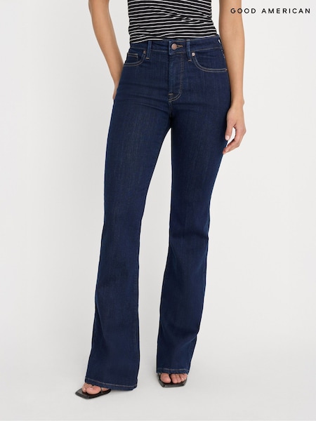 Blue - Good American Good Legs Flare Jeans
