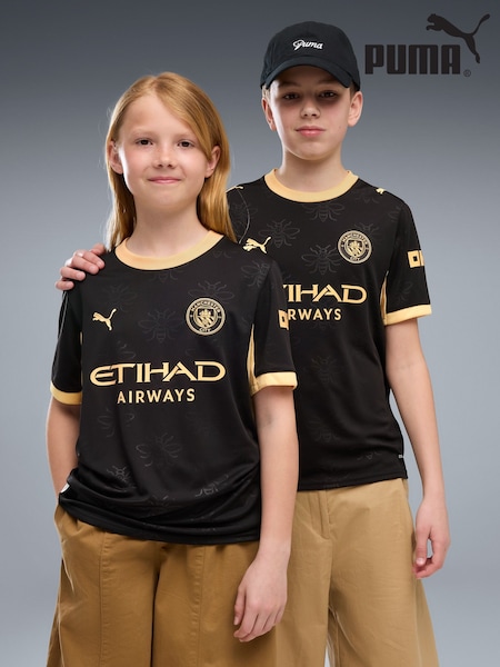 Black - Puma Manchester City 26/27 Away Replica Jr Jersey