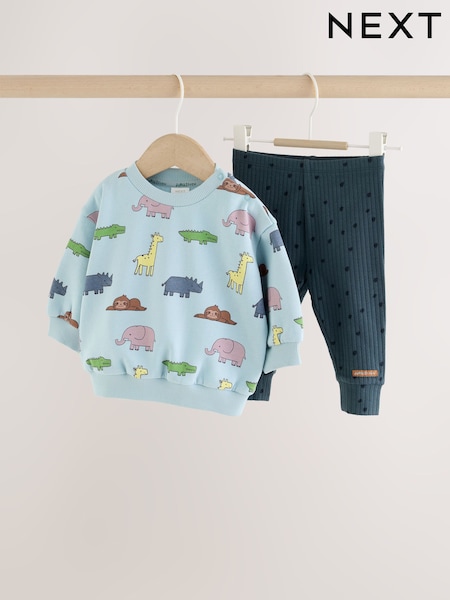 Mavi Safari - Baby Sweatshirt And Leggings Set (0mths-2yrs)