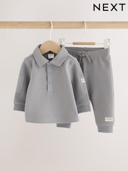 Blue - Top And Leggings Baby Set (0mths-2yrs)