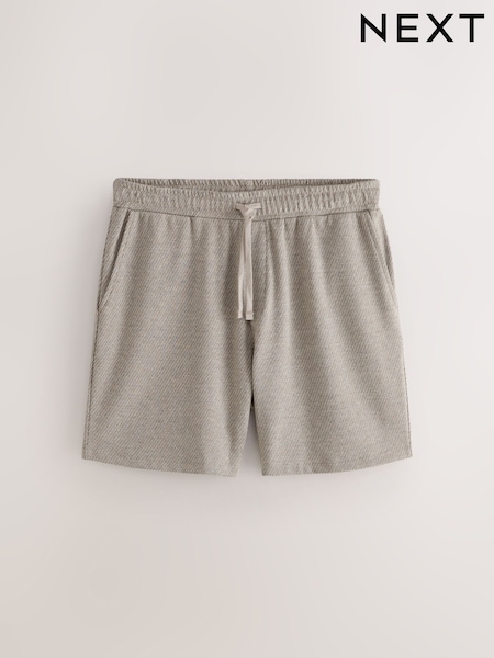 ត្នោត - Regular Jersey Stripe 7 Inch Shorts