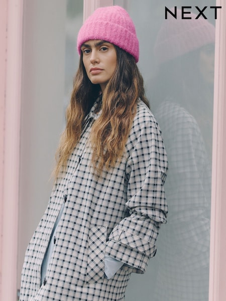 Hot Pink - Ribbed Beanie Hat