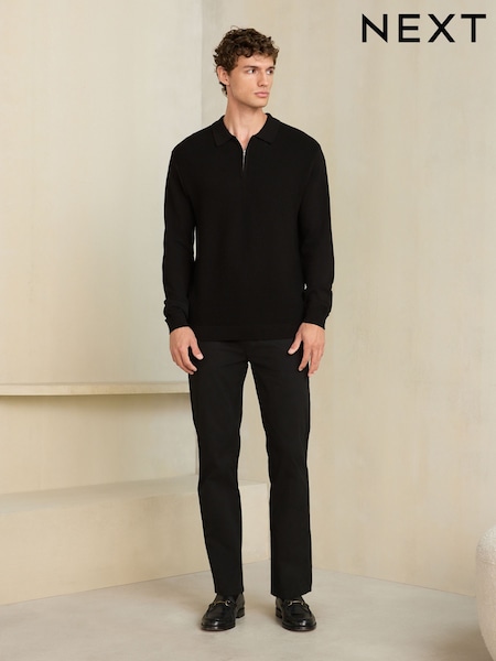 Noir - Slim Fit Motionflex Thermogen Chino Trousers