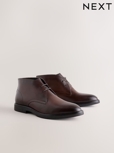 Brown - Regular Smart Chukka Boots