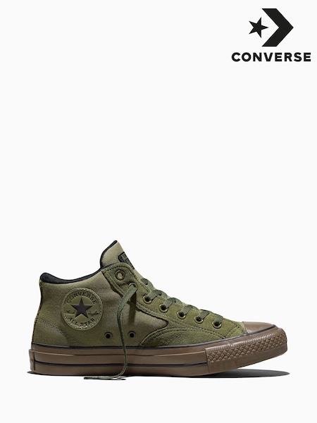 Vert/Noir - Regular Converse Chuck Taylor Madlden Street Suede Trainers