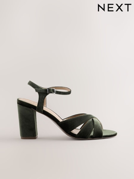 Green - Forever Comfort® Block Heel Sandals