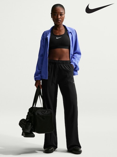 Juoda - Nike One Dri-fit Woven Wide-leg Joggers