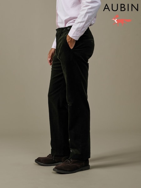 Verde - Regular Aubin Marlborough Cord Suit Trousers