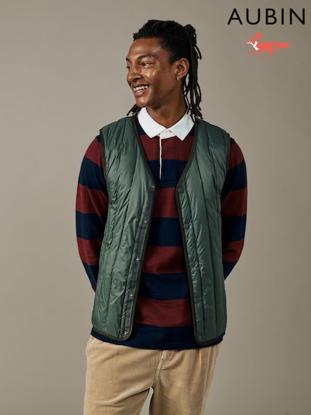 Green - Regular Aubin Green Knight Down Liner Gilet