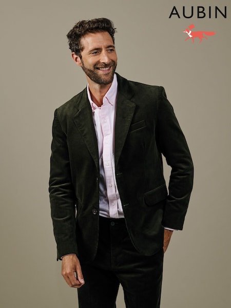 Grønn - Regular Aubin Marlborough Cord Suit Blazer