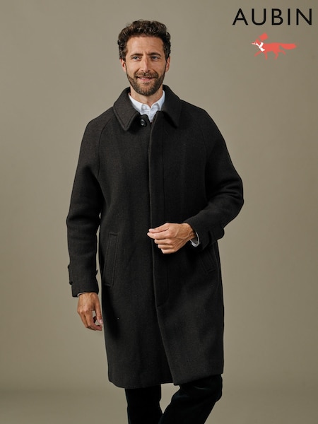 Brown - Regular Aubin Dawes Brown Overcoat