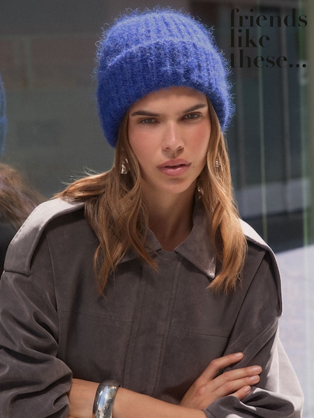 Kobalt Plavo - Friends Like These Brushed Knit Beanie