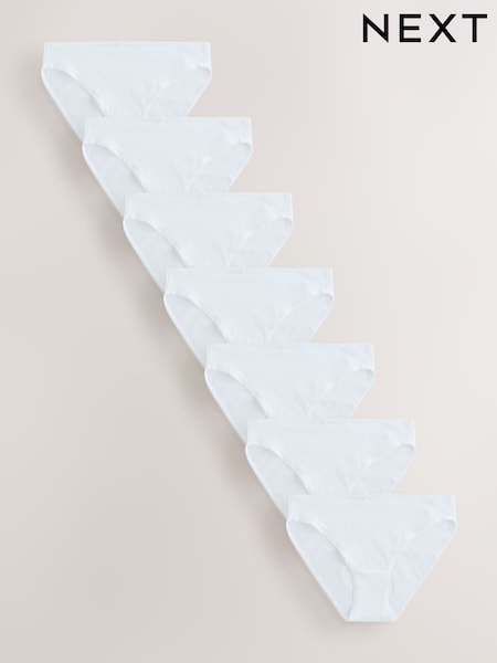 White - 100% Cotton Knickers