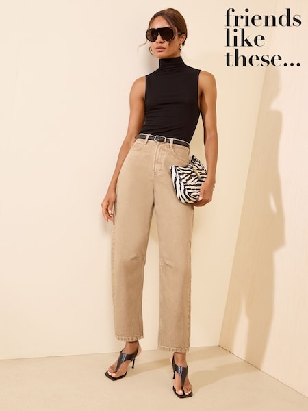 Stone - Friends Like These Denim Barrel Jeans