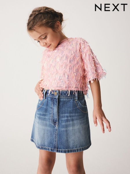 Pink - Tassel Blouse (3-16yrs)