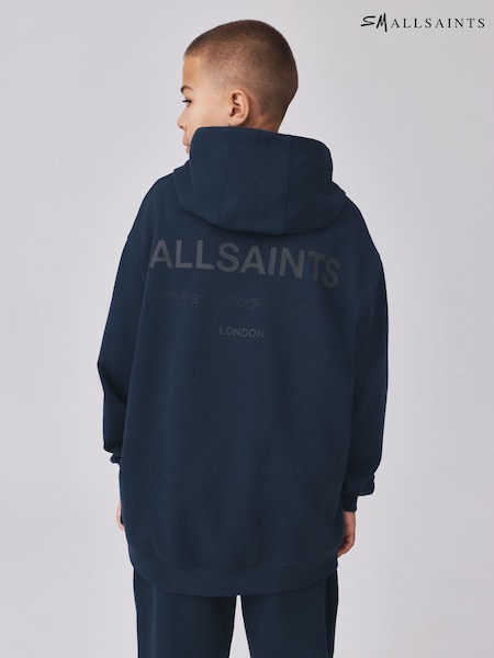 Marineblau - Smallsaints Underground Oversized Pull-over Hoodie