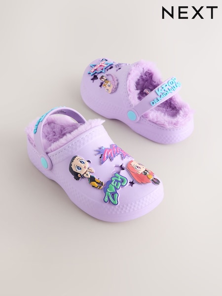 Morado - K-pop Demon Hunters Warm Lined Slipper Clogs