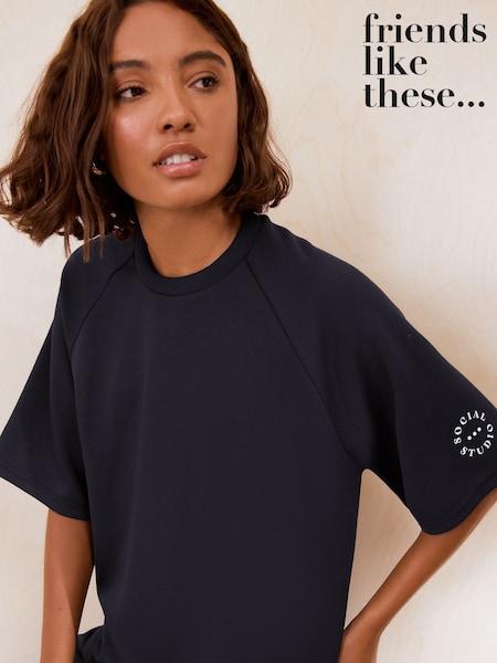 Navy Blue - Friends Like These Studio Soft Scuba Short Sleeve T-shirt