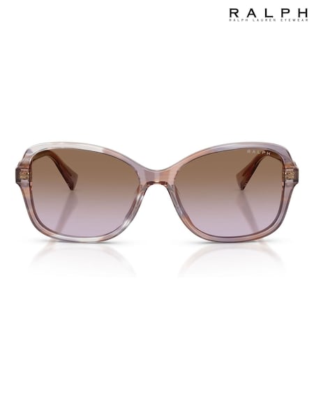 Braun - Ralph By Ralph Lauren 0ra5351u Square Sunglasses